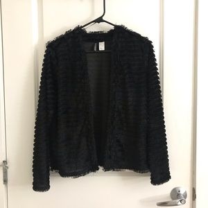 H&M fuzzy jacket/ cardigan